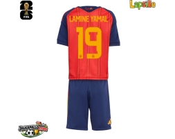Espanja Lamine Yamal #19 Kotipaita Lapsille MM-kisat 2026 Lyhythihainen (+ shortsit)